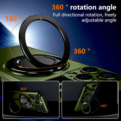 Luxury Shockproof Armor Case For iPhone 16 15 14 13 12 11 Pro Max 16Pro 15Pro 14Pro For Magsafe Mag Safe Wireless Charge Cover