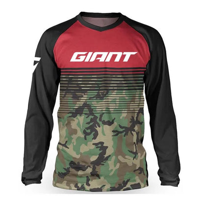 Off-road Endurance Downhill Jersey MTB Bicycle Shirt BMX Mountain Bike Sweatshirt Breathable Quick-Drying Shirt