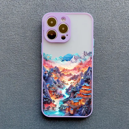 Printing Landscape Phone case For iPhone 15 14 7 8 Plus XS X XR 14 13