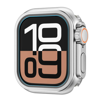 Metal Bumper Case For Apple Watch 46mm 45mm 44mm Protector Frame Cover For iWatch Series 10 9 8 7 6 5 SE Change To Ultra 2 49mm