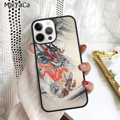 Legendary Chinese Dragon Phone Case Cover For iPhone 16 15 SE2020 6 6s 7 8 plus 11 12 mini 13 14 pro max shell coque