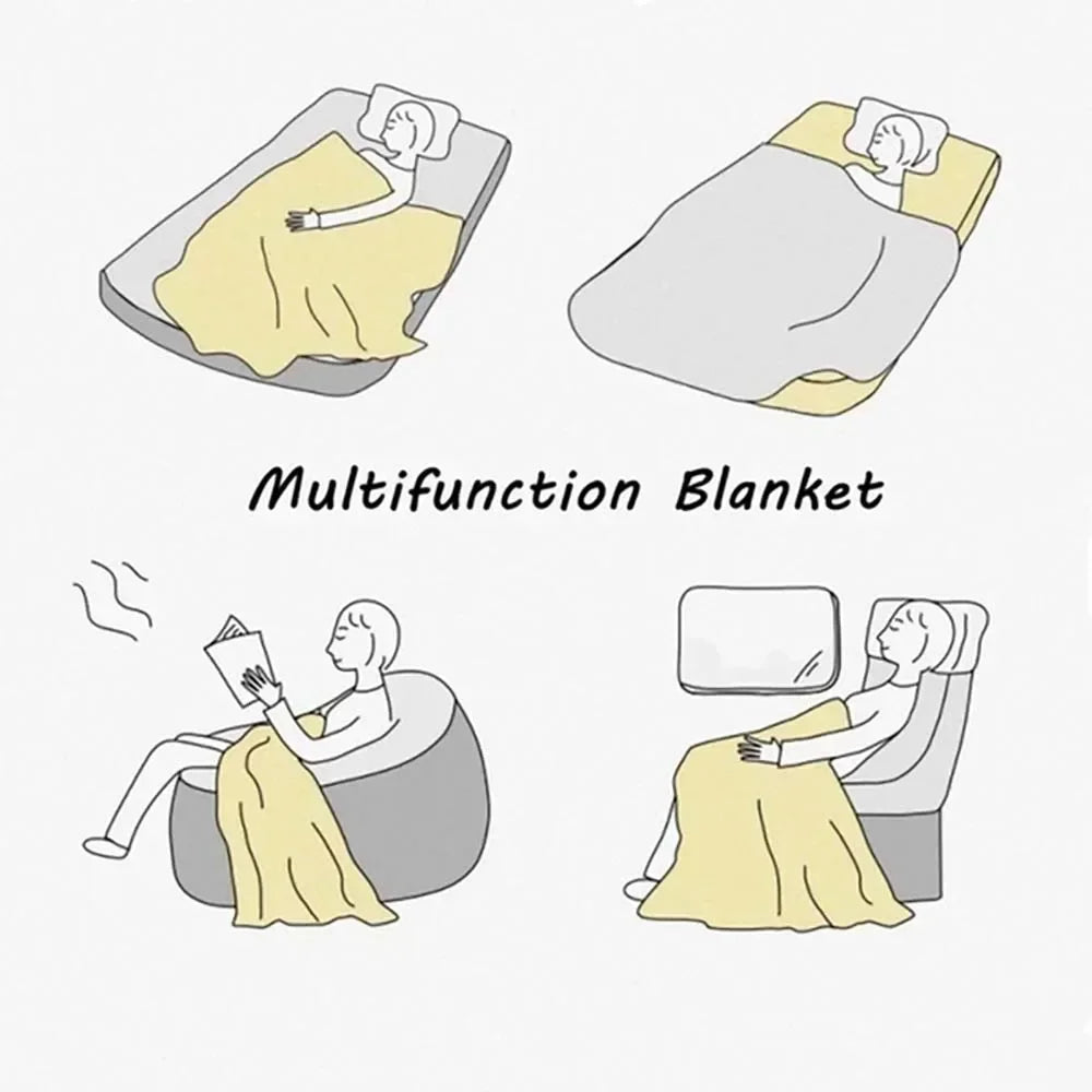 ANIME DEMON SLAYER Blanket Design Lightweight  For Dorms, Naps, Living Room, Office,Sofa,All-Season