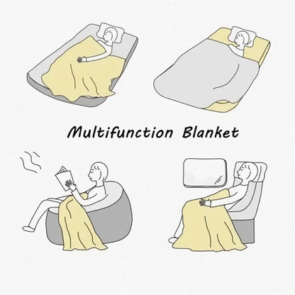 ANIME DEMON SLAYER Blanket Design Lightweight  For Dorms, Naps, Living Room, Office,Sofa,All-Season