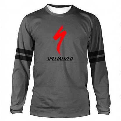 Mtb Jersey DH Motorcycle Endurance Sports Shirt Mountain Bike Men's Motorcycle Off-road Quick Dry Long Sleeved Shirt