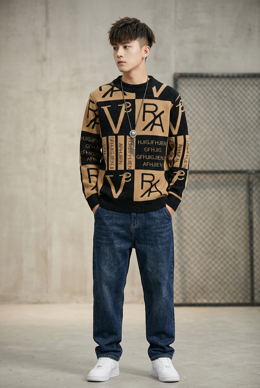 Clothing collection sweaters 