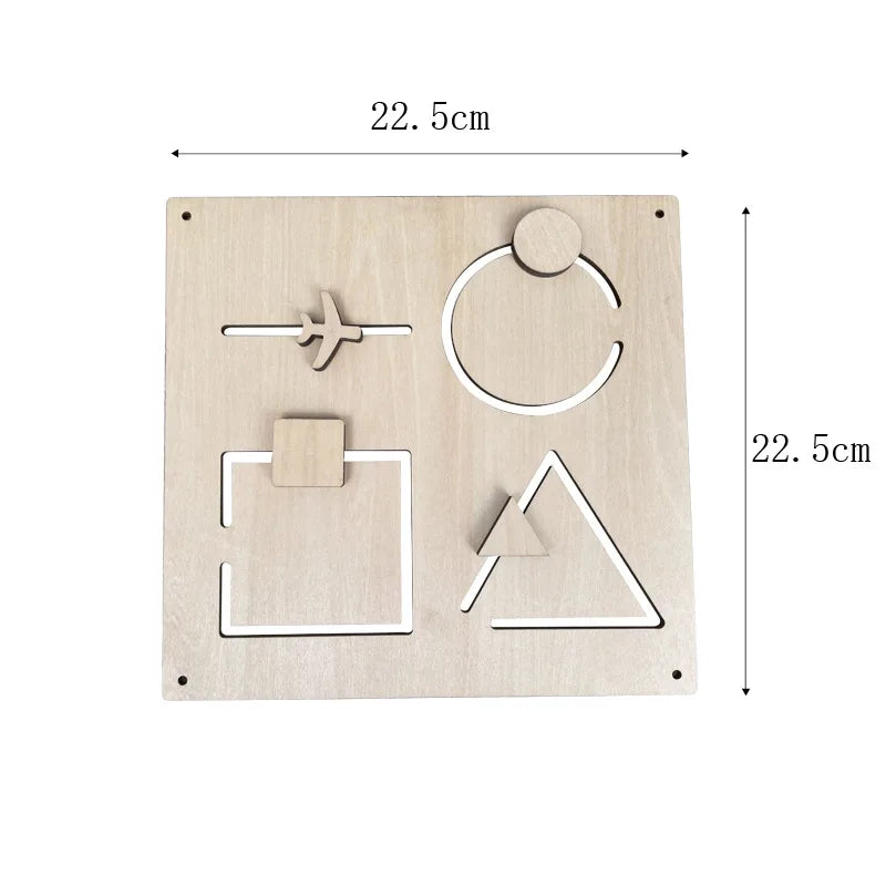 Tablero de actividades para niños, accesorios Diy, juguetes de educación temprana Montessori, Material de tablero de actividades, juego de madera para enseñanza de 2 a 6 años