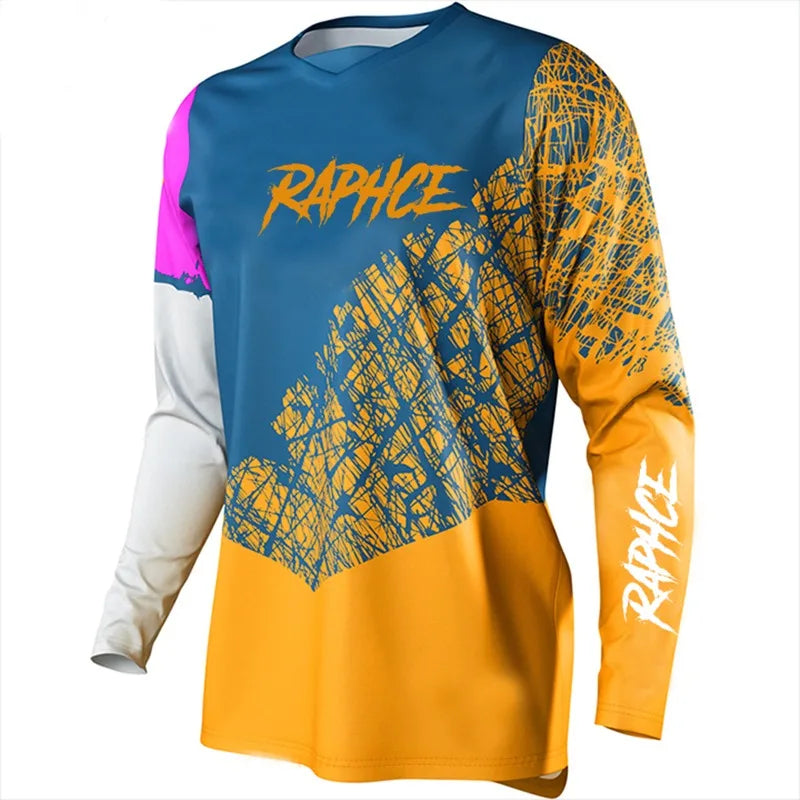 Mountain Bike Off Road Motorcycle Riding Suit Speed Dry Long Sleeve