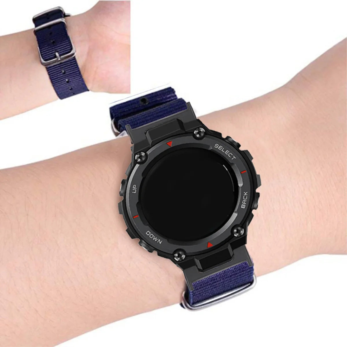 Nylon Band for Huami Amazfit T-rex 3/2 pro Watch Strap for Huami Amazfit T-rex Ultra Sport Belt Smartwatch Bracelet Accessories