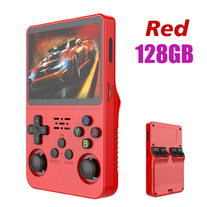 Open Source R36S Retro Handheld Video Game Console Linux System 3.5 Inch IPS Screen Portable Pocket Video Player 64GB 128G Games