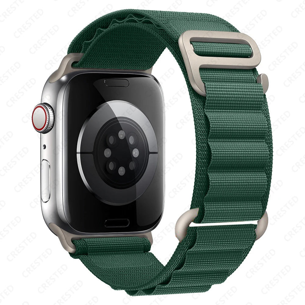 Alpine Loop For apple watch Ultra 2 band 49mm 45mm 44mm 40mm 41mm 38mm 42mm Nylon bracelet iwatch series 9 5 4 3 6 7 8 se strap