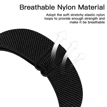 Elastic Woven Nylon Loop Strap For Garmin 22 26mm Fenix 7 7X 6X 6s 6 Pro 5 5s 5X Plus 3HR 945 Epix Gen 2 Enduro Quickfit Band