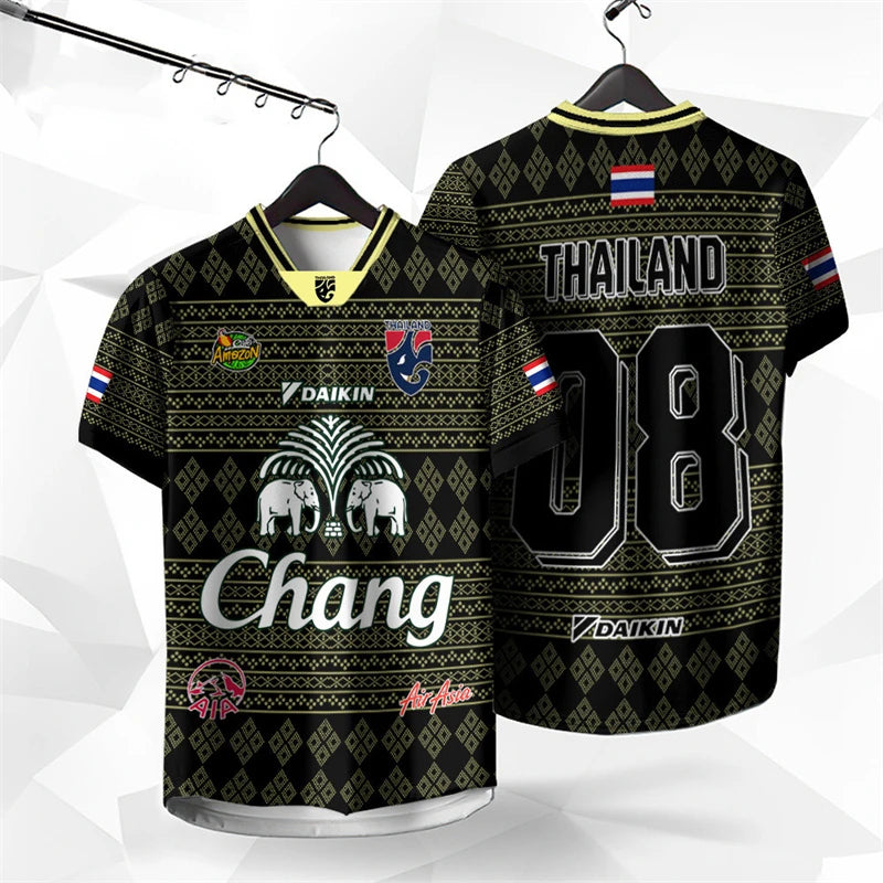 New Summer New Thailand Chang Elephant 3D Printed Short-sleeved Summer Street T Shirt Man High Quality Men's And Women's Tops