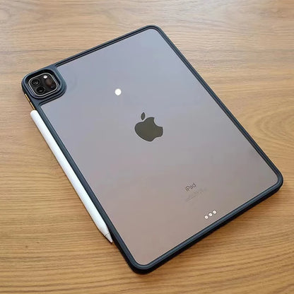 Clear Transparent Case For iPad Air 4 5 Pro 2024 11 12.9 10.2 13 MINI 6 7 8 9 10 Generation Sleeve Shockproof Hard Cover Funda