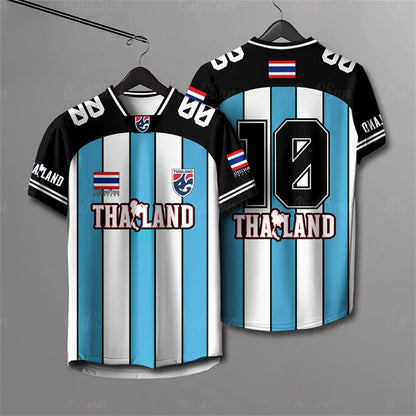 Elephant Print 3D Rugby T-Shirt
