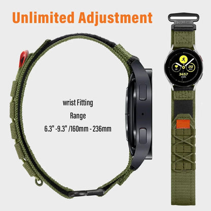 NEW Camouflage Nylon Strap for Galaxy Watch 22mm 20mm 7 6 5 4 40 44mm 6 Classic 43 47mm band for Huawei Watch GT4 3 4Pro Band