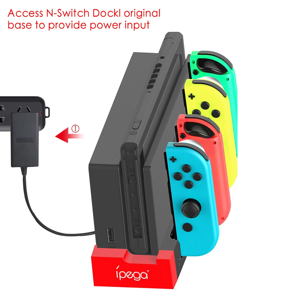 For Nintendo Switch Joy Con Controller Charger Dock Stand Station Holder For NS Switch Joy-Con Game Support Dock for Charging