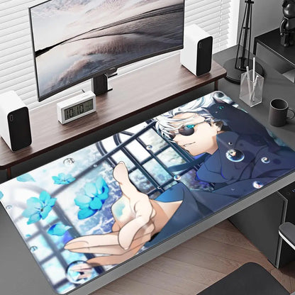 Satoru Gojo Anime Boy Mousepad Anime Mouse Pad Gamer XL Computer HD Home Mousepad XXL Mouse Mat Non-Slip