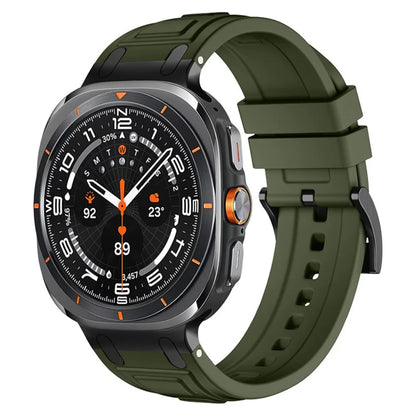 For Galaxy Watch7 Ultra Strap Armor Silicone Strap Waterproof BAND For Sanmsung Galaxy Watch 7Ultra 47mm Sport Strap Wristband
