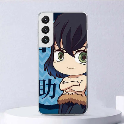 Demon😈Slayer Cute Anime Soft Case For Samsung Galaxy S24 S23 S22 Plus Phone Cover