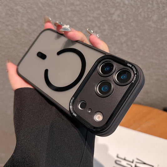 Clear Magnetic Phone Case for iPhone 17 11 12 13 16 Pro Max Air 14 15 16 Plus Magsafe Luxury Wireless Charging Protector Cover