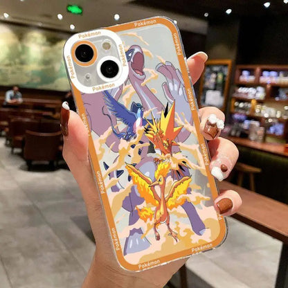Anime Gengar Pikachu Casing For OPPO Reno 13F 13 12F 11F 12 11 10 8 Pro Plus 8T 8Z 7Z 7 6 Realme C75 C65 C63 Psyduck Soft Case