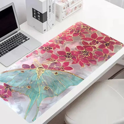Chinese Style Carp Mouse Pad Large Gaming E-Sports Mousepad Office Keyboard HD Computer Accessory Non-Slip Mat Gift for Teen