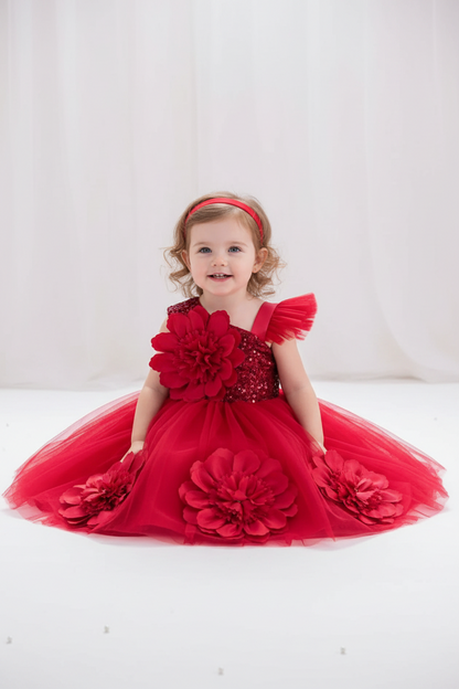 Toddler & Little Girls Birthday & Party Butterfly Dress
