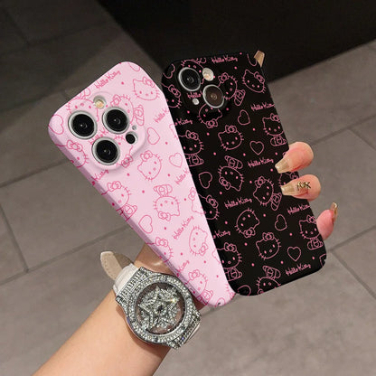 Cute Cartoon Phone Case for Samsung Galaxy S20 S21 S22 S23 FE Note 9 10 Pro Plus Ultra 4G 5G Glossy HD Hard PC Cover
