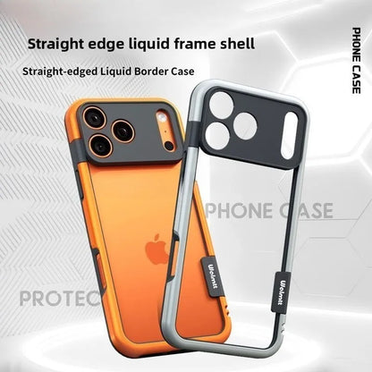 Vibrant Silicone Edge Bumper Case for iPhone 17 Pro Max Air 16 15 14 Plus 13 12 5G - Lens Protection Shockproof Cover
