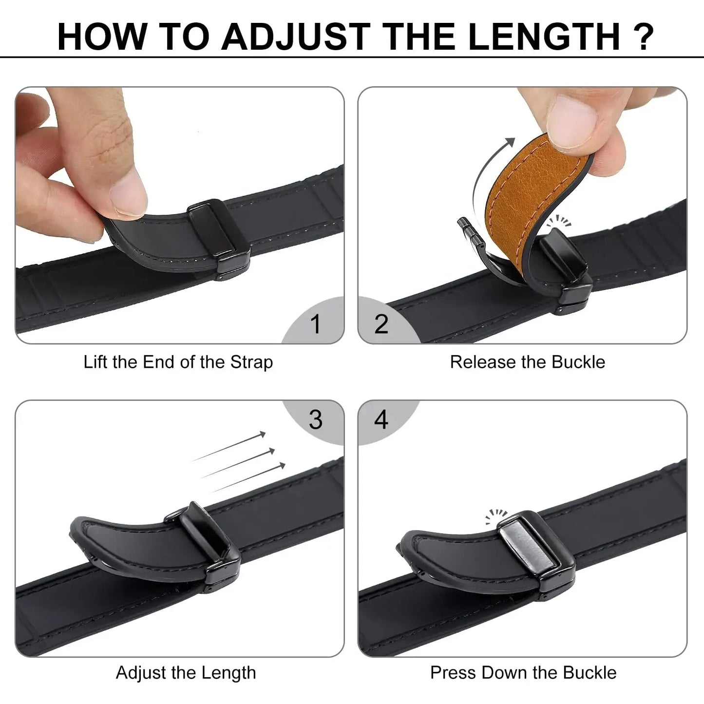 Magnetic for Apple watch ultra 2 band 49mm 44mm 40mm 45mm 41mm Genuine Leather+silicone bracelet iWatch series 9 8 7 6 se strap