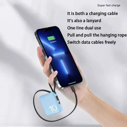 50000mAh Power Bank Mini Super Fast Chargr Portable External Battery Pack Powerbank Spare Batteries for iPhone 14 Samsung Xiaomi