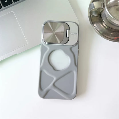 ChicShield Magnetic Case for iPhone 17Air 11 12 13 14 15 16 17 Pro Max Plus - Lens Protection Stand with Magsafe Silicone Cover