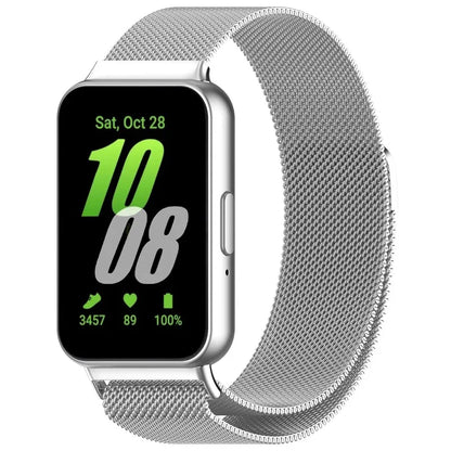 Magnetic Metal Strap For Samsung Galaxy Fit3 Smart Wristband Replacement Milanese Magnetic Loop Watchband For Fit 3  Wrist Strap