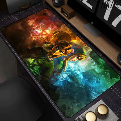 40x90CM PC Gamer Cabinet Z-Zeldas Of Legends Mousepad Mouse Pad Anime Carpet Desk Mat Gamers Accessories Gaming Keyboard Carpets