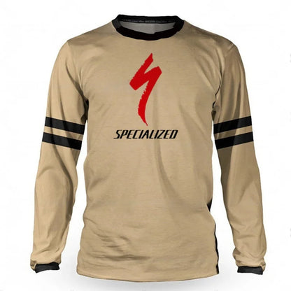 Mtb Jersey DH Motorcycle Endurance Sports Shirt Mountain Bike Men's Motorcycle Off-road Quick Dry Long Sleeved Shirt