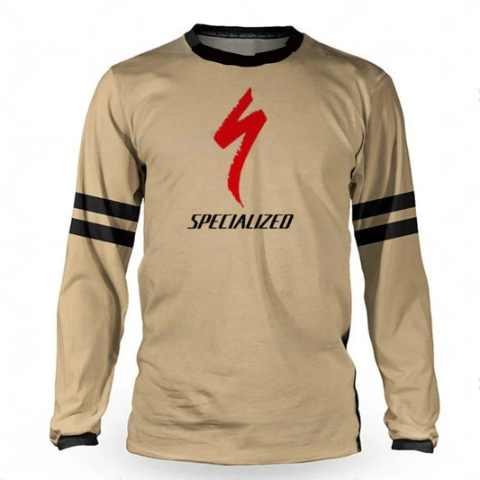 Mtb Jersey DH Motorcycle Endurance Sports Shirt Mountain Bike Men's Motorcycle Off-road Quick Dry Long Sleeved Shirt