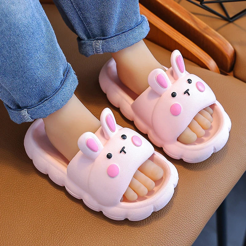 Sandals Children's Slippers Boys Girls Cartoon Non-slip Soft Soles for Small Children Indoor Bathroom Shoes