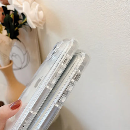 Anime Case for iPhone 15 14 13 12 11 Pro Max XR XS X 8 7 6 6S Plus SE 2020 Shockproof Clear TPU Protective Cover