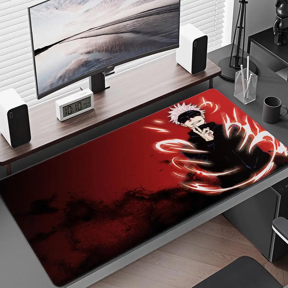 Satoru Gojo Anime Boy Mousepad Anime Mouse Pad Gamer XL Computer HD Home Mousepad XXL Mouse Mat Non-Slip