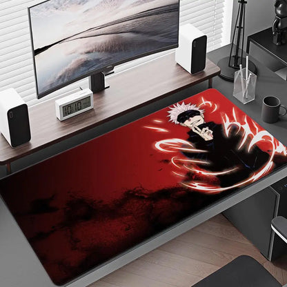 Satoru Gojo Anime Boy Mousepad Anime Mouse Pad Gamer XL Computer HD Home Mousepad XXL Mouse Mat Non-Slip