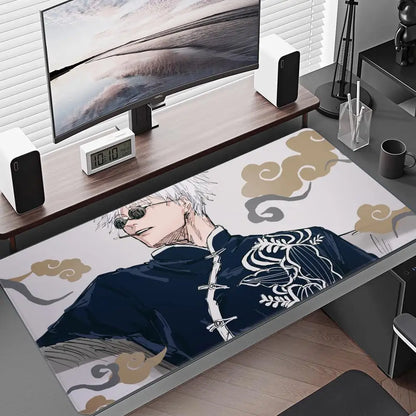 Satoru Gojo Anime Boy Mousepad Anime Mouse Pad Gamer XL Computer HD Home Mousepad XXL Mouse Mat Non-Slip