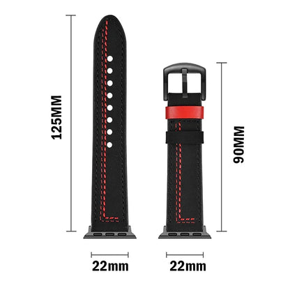 Leather loop strap For Apple watch band 45mm Ultra 49mm 41mm 42mm 38mm 41 44 45 mm bracelet iWatch series 9 8 7 3 4 5 6 se 40mm