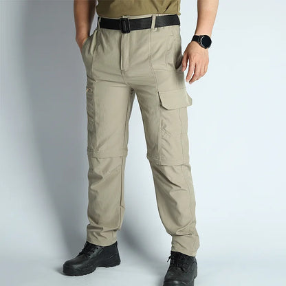 Men’s Hiking Pants: Convertible, Lightweight, Waterproof, Quick Dry, Outdoor, Fishing, Travel, Safari, Camping, Detachable.