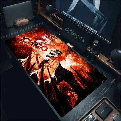 XXL Anime BLEACH Large Mouse Pad Gamer Cabinet Pc Keyboard коврик для мыши Computer Desk Mat 90x40CM Gaming Accessories Mousepad