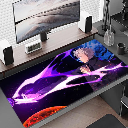 Satoru Gojo Anime Boy Mousepad Anime Mouse Pad Gamer XL Computer HD Home Mousepad XXL Mouse Mat Non-Slip