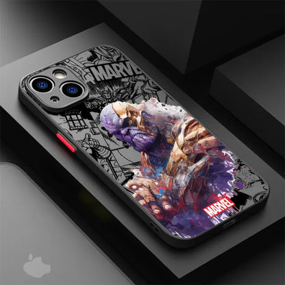 Marvel heroes phone cases for Apple iPhone 11 SE 8 14 12 Pro 15 7 Plus 13 Mini XS Max XR Luxury Matte Back Covers