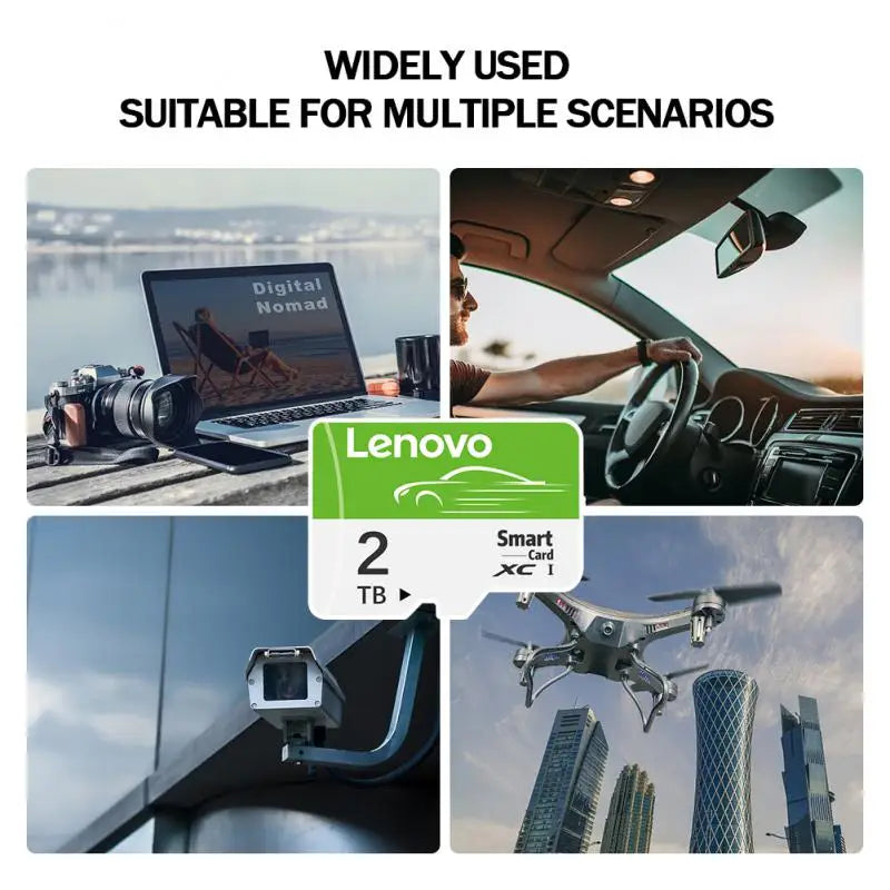 Lenovo Micro SD Card 2TB Large Capacity Memory Card master copy version 128GB Micro Mini TF Card High Speed Flash Card For PC/Desktops/Mac/Camera