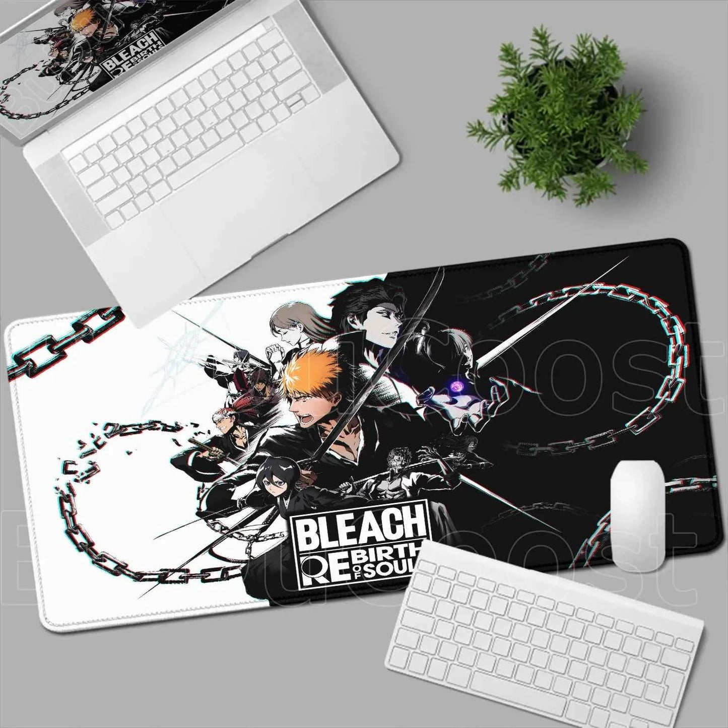 Anime Bleach Mousepad Large Keyboard Table Pad Japan Manga Laptop Office Rubber Soft Deskmat Pc Gamer HD Print Non-Slip Mice Mat
