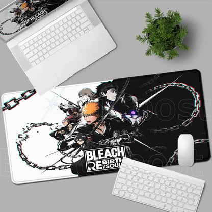 Anime Bleach Mousepad Large Keyboard Table Pad Japan Manga Laptop Office Rubber Soft Deskmat Pc Gamer HD Print Non-Slip Mice Mat