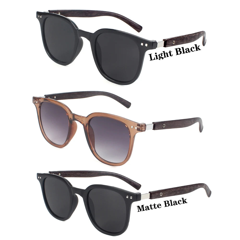 Men’s Vintage PC Frame Sunglasses - Classic Brand Driving Eyewear with Coating Lens